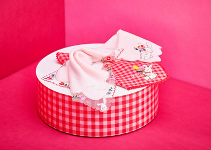 Chieco Saku Chequered Handkerchief